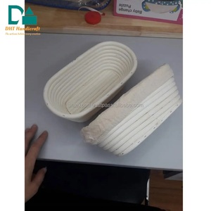 ตะกร้าหวายอบขนมปังงานหัตถกรรม DHT ขนาด18ซม. สั่งทำโลโก้ได้ - Product Image 5