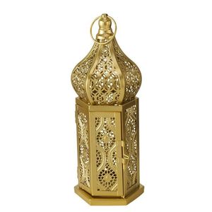 Lámpara marroquí decorativa de metal de lujo con patrones artísticos, adecuada para una decoración interior elegante. - Product Image 5