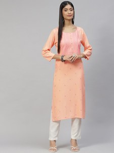 Collection de vêtements ethniques pour femmes, prêt-à-porter, brodés, 100% coton viscose rayonne, salwar kameez élégant coupe A, dernières créations de designers - Product Image 5