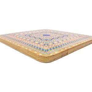 Posavasos de madera de nogal impresos se ven premium y duraderos para apariencia de mesa premium y duraderos para accesorios de cocina y fiestas - Product Image 2