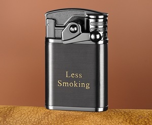 Briquet torche vintage à flamme jet, en métal, rechargeable au butane, coupe-vent, pour cigarettes, logo personnalisé, vente en gros en vrac - Product Image 3