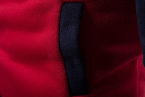 Chaqueta universitaria de satén de invierno, decoración de botones de poliéster, chaqueta universitaria para Unisex con bordado de patrón de letras - Product Image 3