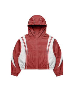 Ensemble de survêtement tendance 2 pièces avec pantalon à cordon et veste à capuche, 100% nylon, vêtements de travail décontractés, coupe-vent - Product Image 4