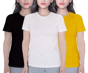 Camiseta de verano BD Cómoda promocional Buena calidad Señoras jóvenes Mujeres Camisa Ropa Casual Cantidad XXXL Tiempo - Product Image 5