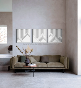 Ensemble d'art mural en bois moderne 3 (5 couleurs) | Décor en bois de montagnes | Nouvelles décorations pour maisons, hôtels, restaurants - Product Image 1