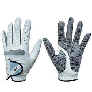 Venta caliente Guantes deportivos de cuero de palma para diestros Guantes de golf de color personalizados Transpirable Tallas grandes Venta al por mayor Ciclismo bajo - Product Image 4