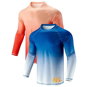 OEM Wholesale Blank OEM <b>Surf</b> <b>Printed</b> Compression Shirt Long Sleeve UV Custom Rash Vest Custom <b>Printed</b> Rash Guard for Men - Product Image 3