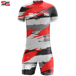 เสื้อฟุตบอลผ้าโพลีเอสเตอร์พิมพ์โลโก้ได้ตามต้องการ - Product Image 5