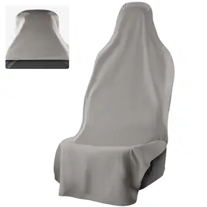 Toalla de sudor impermeable para coche, cubierta de asiento de cubo delantero para coche, transporte público, autobús, tren, avión