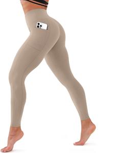 Leggings Deportivos de Cintura Alta para Mujer, con Logotipo Personalizado, Casuales, Elásticos en 4 Direcciones, 100% Algodón, Transpirables, Anti-Sentadillas, para Verano, Gimnasio, Tallas Grandes - Product Image 1