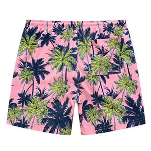 Maillot de bain personnalisé respirant à imprimé fleuri de style insulaire pour homme-Short de plage confortable avec poches - Product Image 6