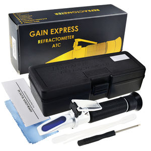 Probador de medidor portátil ATC 0-100ppt y 1.000-1.070 Refractómetro de salinidad de escala dual de gravedad específica para sal de agua de mar - Product Image 3