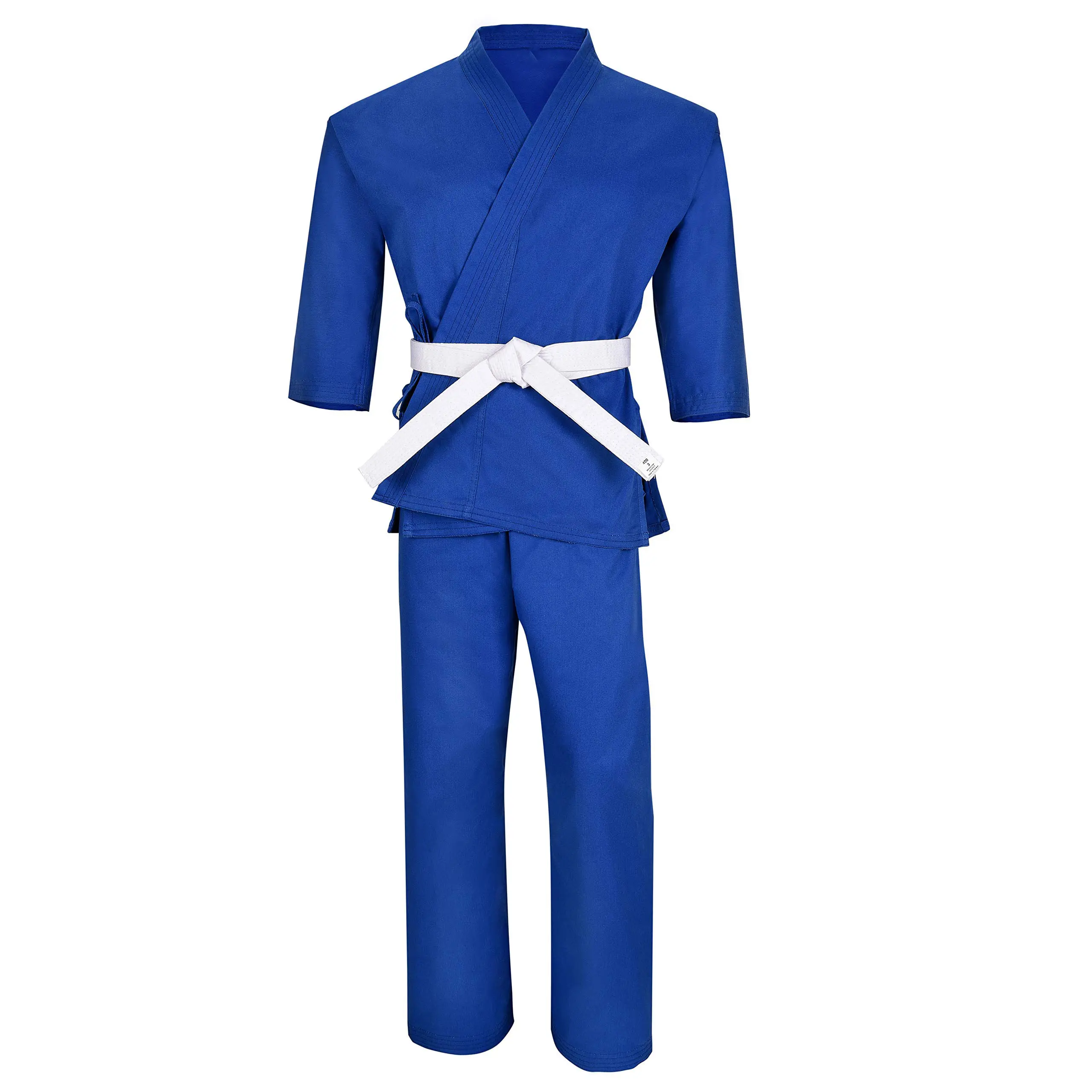 Professionele Effen Jiu Jitsu Wit Gi / Bjj Kimono/Bjj Gis Custom Bjj Gi Blauw Voor Mannen Braziliaans Jiujitsu Uniform