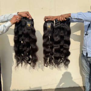 Vague profonde lâche Temple indien Extension de cheveux humains cuticule aligné brut ondulé non traité Remy Grade Style de vague naturelle - Product Image 2