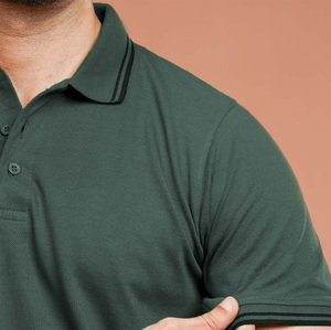 High Quality Customized Men's <b>Summer</b> Breathable Eco-Friendly Outdoor Sportwear Short Sleeve -<b>Shirt</b> 220 Grams Knitted Casual - Product Image 4