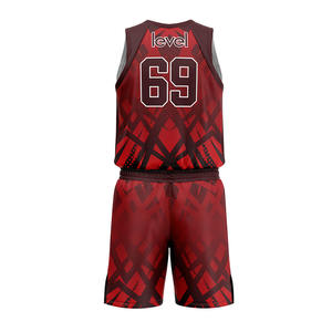 Conjuntos de uniformes de baloncesto profesionales Ropa deportiva hecha en fábrica Tallas grandes Transpirable Secado rápido Logotipo personalizado y color en stock - Product Image 2