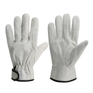 High Quality Cowhide Leather Driver <b>Gloves</b> Welding Safety <b>Gloves</b> Industrial Heavy Duty Construction Protective Workwear - Product Image 6