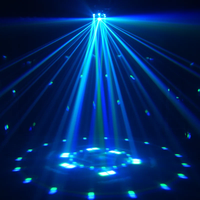 Шестилучевая светодиодная голова-прожектор DJ Bee Eyes RGBW DMX512 с эффектом стробоскопа и движущимся лучом для сценического освещения на Рождество и дискотеки