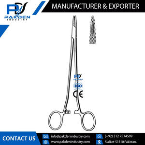 Soporte de aguja de Sarot quirúrgico de acero inoxidable ligero más vendido reutilizable con fuente de alimentación Manual de logotipo personalizado - Product Image 2