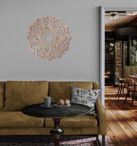 Décoration murale en métal abstrait fabriqué à la main Sculpture en fer unique Tenture murale moderne pour les intérieurs de maison et de bureau - Product Image 5