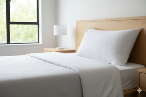 Almohada de Plumas Rectangular Premium con Soporte Firme, Relleno Transpirable de 1.5-2 kg, para Uso en Hoteles, Duradera, Cómoda, Noches de Lujo - Product Image 2