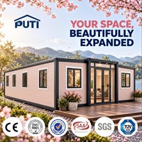 Conception de projet d'appartement moderne en système préfabriqué durable pour conteneur de 40 pieds, de qualité professionnelle et de pointe