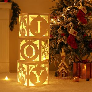 Cajas de Navidad con Diseño de Copo de Nieve y Luz, Cajas de Felicidad con Luz, Adornos Navideños, Regalos de Navidad, Decoración de Año Nuevo 2026 - Product Image 1