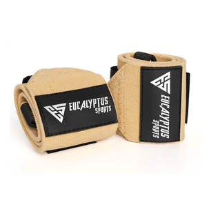 Heavy Duty Neoprene Wrist Wraps Stiff Cotton Polyester Elastic <b>Mixture</b> Breathable Compression Weightlifting Gym Workouts - Product Image 1