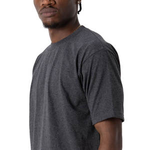 Camiseta de cuello redondo de peso pesado para hombre, camisetas gruesas de algodón 100 Premium para hombre, camiseta preencogida - Product Image 3