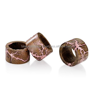 Rond de serviette en bois rustique classique fabriqué à la main porte-serviettes de luxe Table à manger fêtes de mariage vacances de noël autres par FWE - Product Image 5