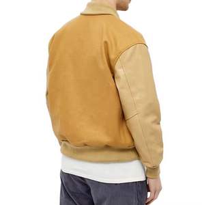 2025 toutes les vestes d'hiver noires pour hommes sur mesure sont des vestes universitaires légères d'automne fabriquées au Pakistan - Product Image 4