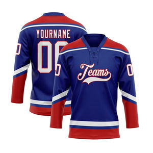 Nouveaux maillots de hockey sur mesure de haute qualité pour hommes, sublimation, vente en gros, vêtements de hockey sur glace respirants, à séchage rapide - Product Image 3
