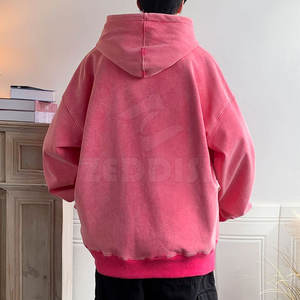 2025 sur mesure lavage à l'acide solide à capuche hommes hiver chaud sweats à capuche de haute qualité respirant - Product Image 5