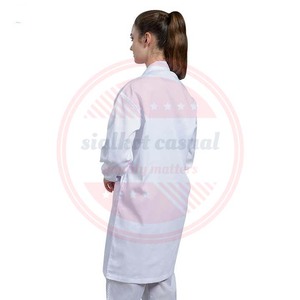 Uniformes hospitaliers pour médecins Infirmière Hôpital professionnel Blouse de laboratoire à manches courtes et longues avec poches - Product Image 6