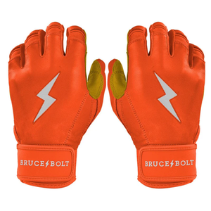 Guantes de Bateo Estilo Brucebolt Profesionales, 100% Cuero Cabretta Premium - Product Image 1