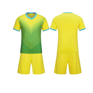 Uniforme de fútbol unisex, kit completo de ropa de equipo de sublimación con cuello de costilla 7on7 - Product Image 6