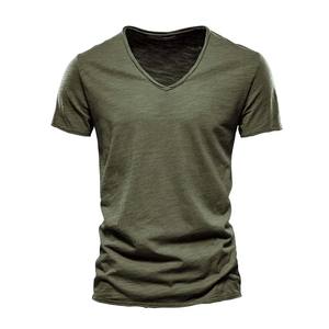 Personalizado 260 gramos 60% algodón 40% poliéster liso en blanco hombres camiseta de gran tamaño - Product Image 6