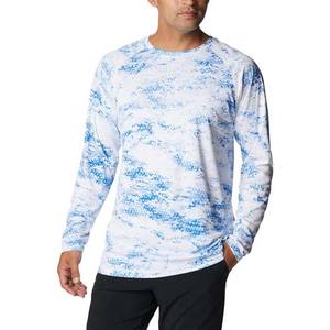 Camisetas personalizadas de manga larga para hombre, ropa de pesca Anti-UV UPF 50, protección solar, impresión por sublimación, transpirable, sólido - Product Image 5