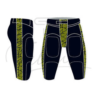 Prix d'usine OEM, uniforme de football américain personnalisé, 12 panneaux, court, respirant, séchage rapide, 100% polyester, ensemble de maillots en gros - Product Image 5