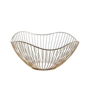 Conteneurs de stockage en métal de finition durables et attrayants de qualité supérieure Paniers de stockage pour plusieurs produits Paniers décoratifs - Product Image 3