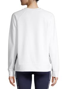 Personnalisé 100% coton Polaire Automne Chaud Femmes Haut À Manches Longues Col Rond Épaules tombantes Pull Sweat-shirt femmes sweats à capuche - Product Image 6
