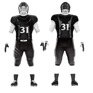Ensemble d'uniformes de football américain personnalisés, 100 % polyester respirant, haute qualité, sublimation, personnalisation de la marque, style unisexe - Product Image 4
