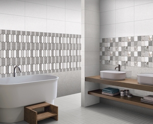 Azulejos de baño de lujo Calacatta 12x24, azulejos de pared de porcelana pulida de alto brillo, azulejos de piso de cerámica resistentes al desgaste para hoteles y spas - Product Image 4