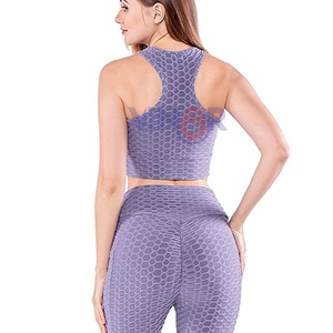 ชุดโยคะระบายอากาศสำหรับผู้หญิงชุดโยคะสีล้วนทำจากวัสดุคุณภาพดี - Product Image 6