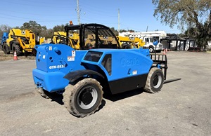 Genie GTH-5519 Rough Terrain Telehandler 4X4 <b>Gasoline</b> Powered With Hydraulic Side Shifter And Three Stage Mast - Product Image 4