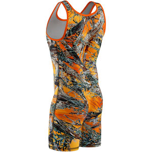 Men Pro Wrestling Singlets <b>Athletic</b> <b>Supporters</b> Bodysuits Slim Fit Sports Active Jumpsuits Men Wrestling Singlets OEM Service - Product Image 4