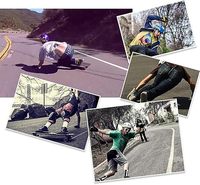 Gants de protection pour longboard en PU OEM avec patins coulissants pour adultes, fabriqués au Pakistan, pour le longboard en descente
