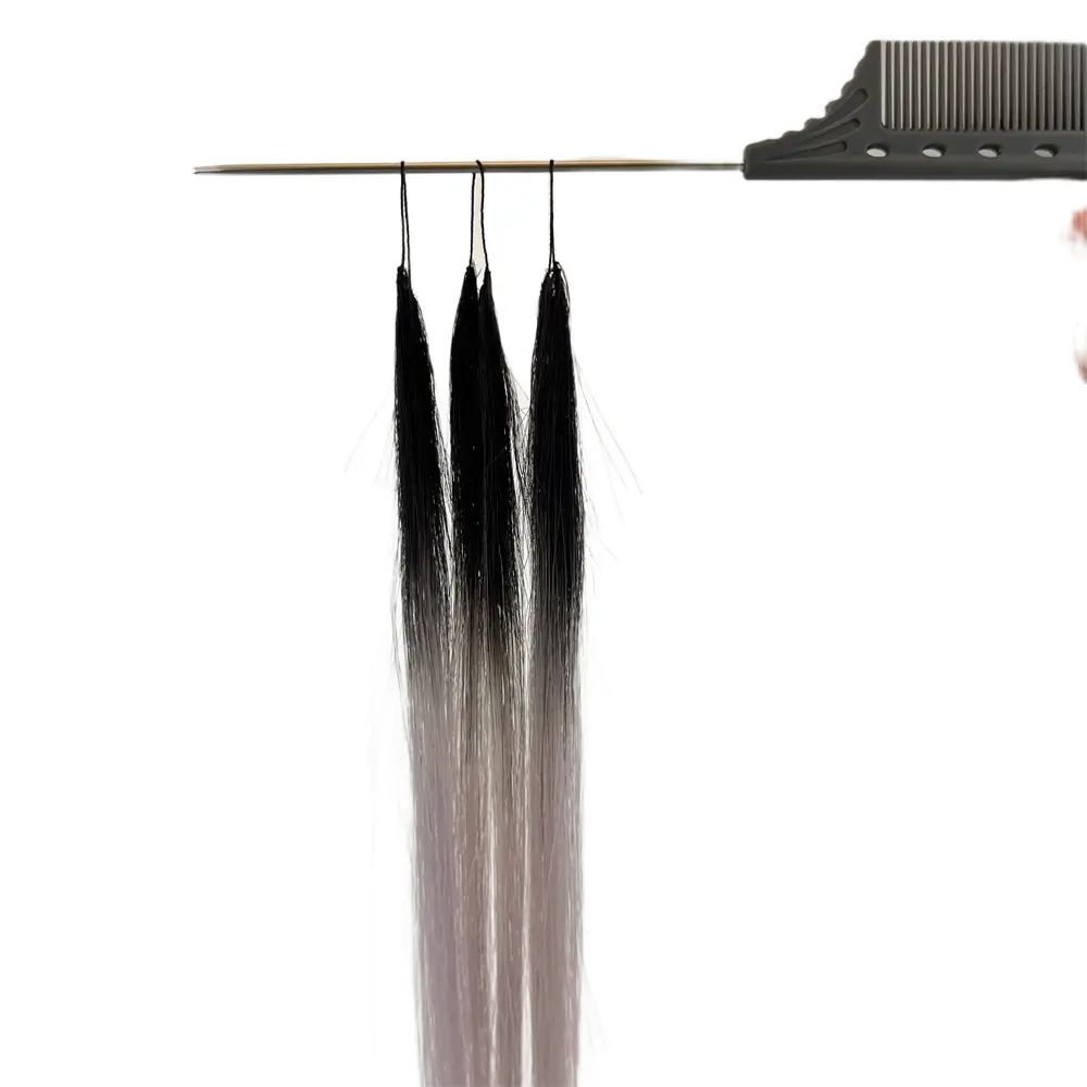 100% कुंवारी रेमी असली बाल अदृश्य गाँठ हटाने योग्य सुविधाजनक पुन: प्रयोज्य हस्तनिर्मित पंख तार करने के लिए आसान नहीं बाल एक्सटेंशन