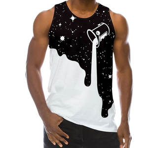 2023 O-Neck <b>Men's</b> Fitness Tank Top Quick Dry Cotton Gym Clothing Summer Muscle <b>Vest</b> Workout Sports Singlets Casual Breathable - Product Image 2