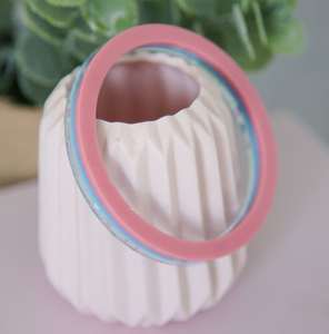 Fashion <b>Inspired</b> Resin Bangles with Unique Artistic Design and Real Flower Touch for Girls Elegant Gift <b>Jewelry</b> - Product Image 1